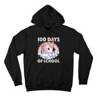 100th Day of School Unicorn 100 Magical Days Teacher Girls Hoodie