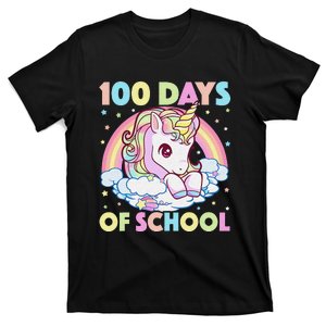 100th Day of School Unicorn 100 Magical Days Teacher Girls T-Shirt