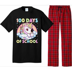 100th Day of School Unicorn 100 Magical Days Teacher Girls Pajama Set