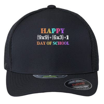 100 Days Of School Math Formula 100th Day Of School Teacher Flexfit Unipanel Trucker Cap
