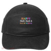 100 Days Of School Math Formula 100th Day Of School Teacher 7-Panel Snapback Hat