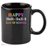 100 Days Of School Math Formula 100th Day Of School Teacher 11oz C Handle Ceramic Mug