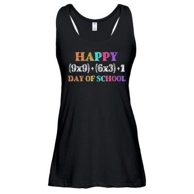 100 Days Of School Math Formula 100th Day Of School Teacher Ladies Essential Flowy Tank
