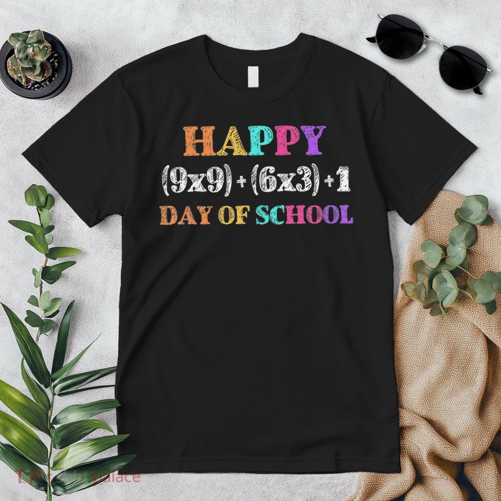 100 Days Of School Math Formula 100th Day Of School Teacher Premium T-Shirt