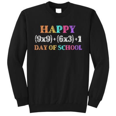100 Days Of School Math Formula 100th Day Of School Teacher Tall Sweatshirt