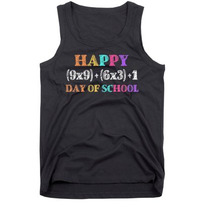 100 Days Of School Math Formula 100th Day Of School Teacher Tank Top