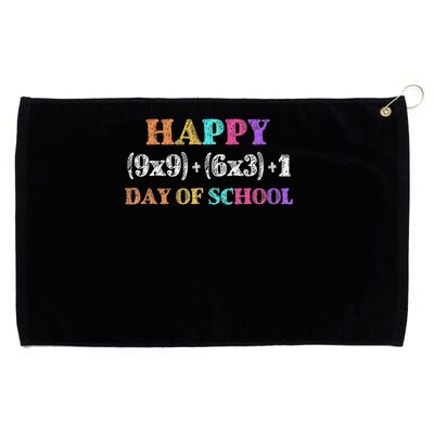 100 Days Of School Math Formula 100th Day Of School Teacher Grommeted Golf Towel