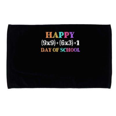 100 Days Of School Math Formula 100th Day Of School Teacher Microfiber Hand Towel