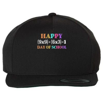 100 Days Of School Math Formula 100th Day Of School Teacher Wool Snapback Cap