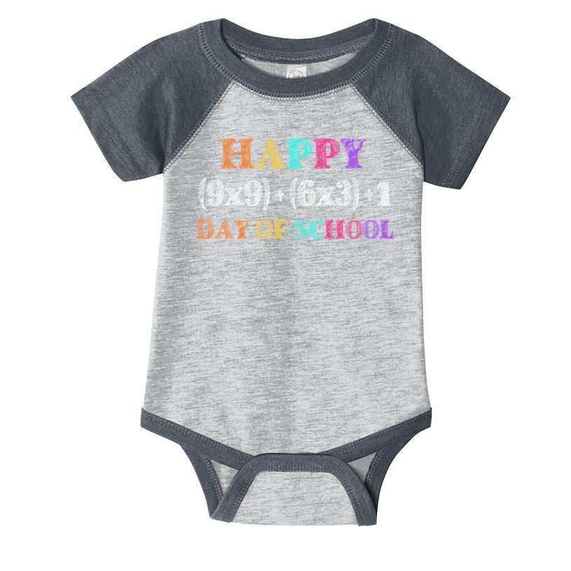 100 Days Of School Math Formula 100th Day Of School Teacher Infant Baby Jersey Bodysuit