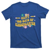 100 Days Of Kindergarten Groovy Kindergarten Teacher Great Gift T-Shirt