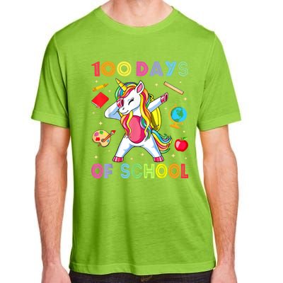 100 Days Of School Adult ChromaSoft Performance T-Shirt