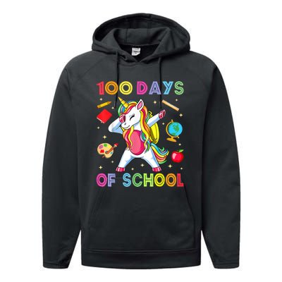 100 Days Of School Performance Fleece Hoodie