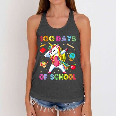 100 Days Of School Women's Knotted Racerback Tank