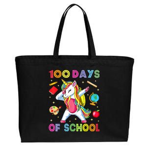 100 Days Of School Cotton Canvas Jumbo Tote