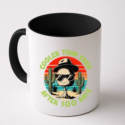 100 Days Of School Cooler Than Ever Cactus Retro Gift Mug