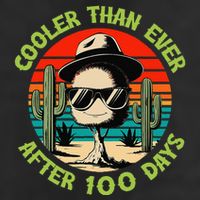 100 Days Of School Cooler Than Ever Cactus Retro Gift 11oz C Handle Ceramic Mug