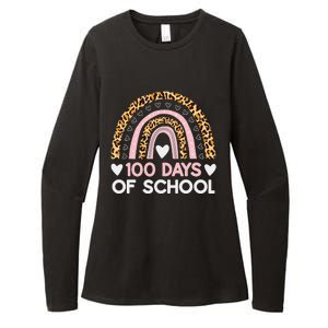 100 Days of School rainbow Happy 100th Day of School Womens CVC Long Sleeve Shirt