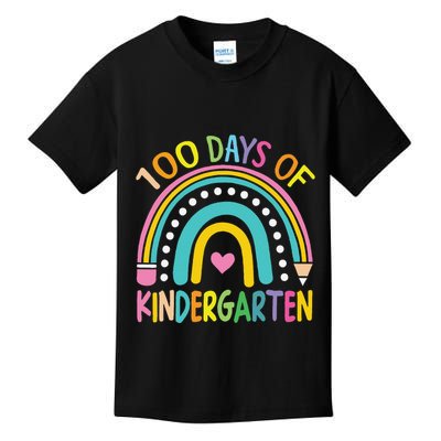 100th Day Of Kindergarten Teacher 100 Days Smarter Gift Kids T-Shirt