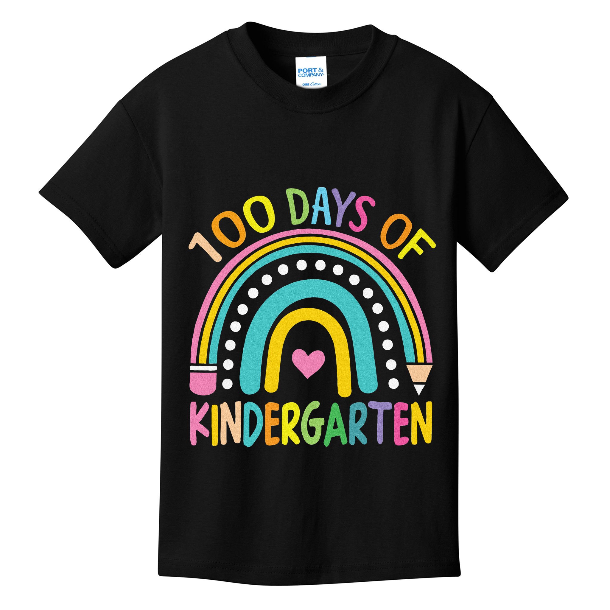 100th Day Of Kindergarten Teacher 100 Days Smarter Gift Kids T-Shirt