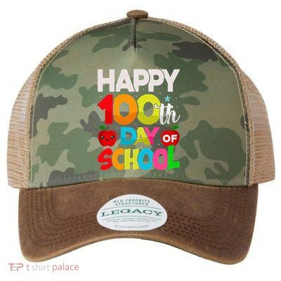 100 Days Of School Teacher Student Legacy Tie Dye Trucker Hat