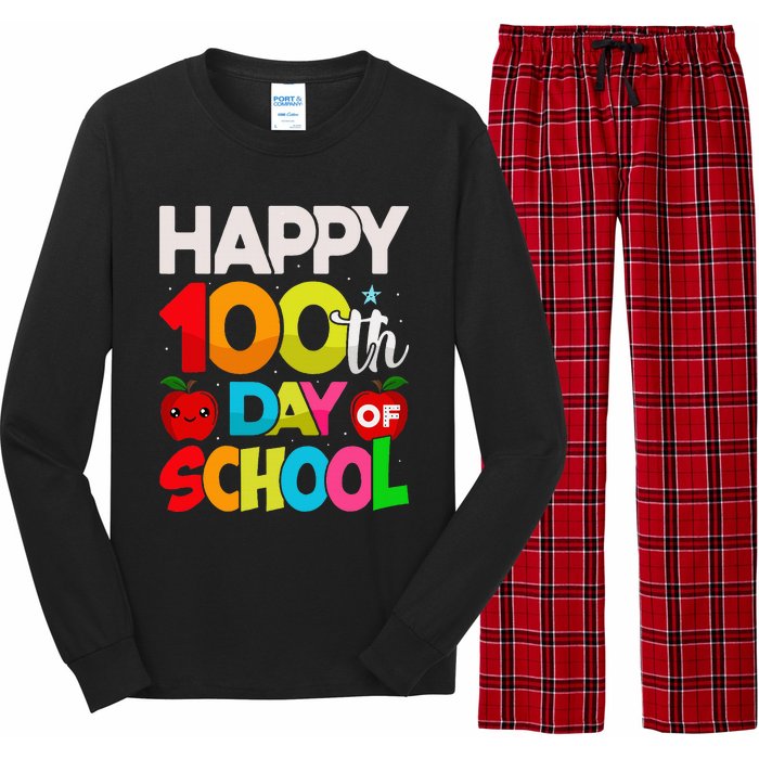 100 Days Of School Teacher Student Long Sleeve Pajama Set