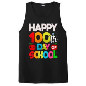 100 Days Of School Teacher Student PosiCharge Competitor Tank