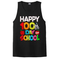 100 Days Of School Teacher Student PosiCharge Competitor Tank