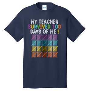 100 Days Of School 100th Day Of School Tall T-Shirt