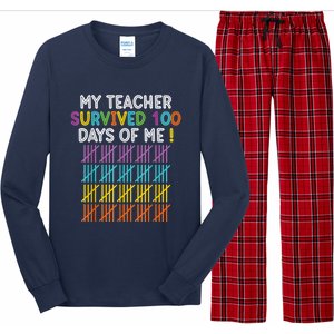 100 Days Of School 100th Day Of School Long Sleeve Pajama Set