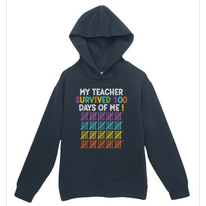 100 Days Of School 100th Day Of School Urban Pullover Hoodie