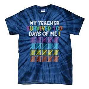 100 Days Of School 100th Day Of School Tie-Dye T-Shirt