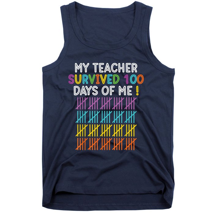 100 Days Of School 100th Day Of School Tank Top