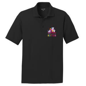 100 Days Of School You Must Be Kitten Funny Students PosiCharge RacerMesh Polo