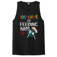 100 Days Of Feeding  Lunch Lady School Canteen PosiCharge Competitor Tank