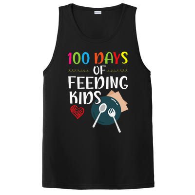 100 Days Of Feeding  Lunch Lady School Canteen PosiCharge Competitor Tank