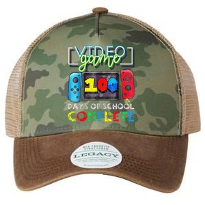 100 Days Of School Complete 100th Day Of Video Games Legacy Tie Dye Trucker Hat