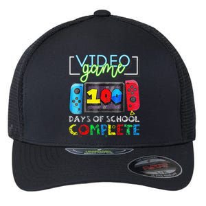 100 Days Of School Complete 100th Day Of Video Games Flexfit Unipanel Trucker Cap