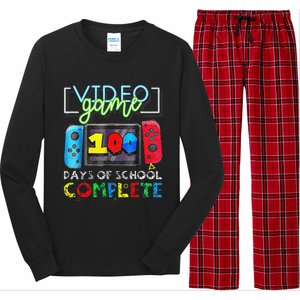 100 Days Of School Complete 100th Day Of Video Games Long Sleeve Pajama Set