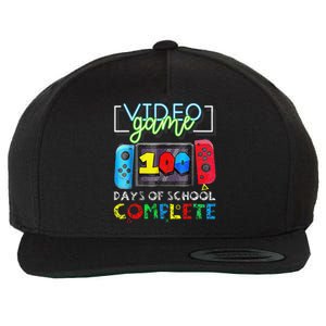 100 Days Of School Complete 100th Day Of Video Games Wool Snapback Cap