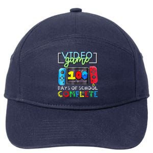 100 Days Of School Complete 100th Day Of Video Games 7-Panel Snapback Hat