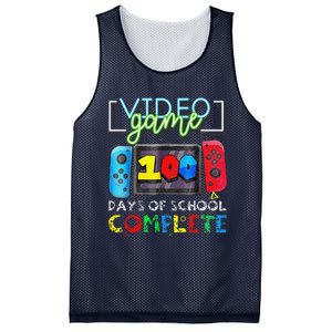 100 Days Of School Complete 100th Day Of Video Games Mesh Reversible Basketball Jersey Tank