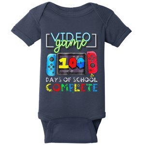 100 Days Of School Complete 100th Day Of Video Games Baby Bodysuit