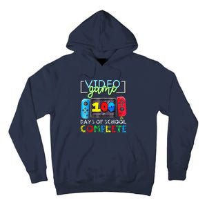 100 Days Of School Complete 100th Day Of Video Games Tall Hoodie