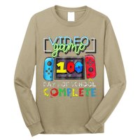 100 Days Of School Complete 100th Day Of Video Games Long Sleeve Shirt