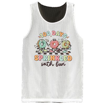 100 Days Of School Teacher Sprinkled With Fun Mesh Reversible Basketball Jersey Tank