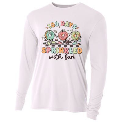 100 Days Of School Teacher Sprinkled With Fun Cooling Performance Long Sleeve Crew