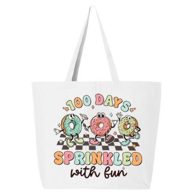 100 Days Of School Teacher Sprinkled With Fun 25L Jumbo Tote