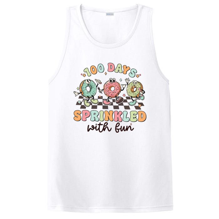 100 Days Of School Teacher Sprinkled With Fun PosiCharge Competitor Tank