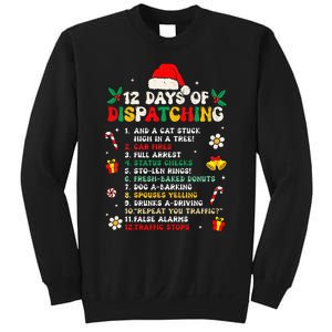 12 Days Of Dispatching Christmas Pajama X Mas Dispatcher Sweatshirt